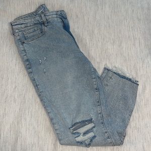 Old Navy light wash OG straight jeans size 12
